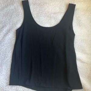 Black sheer tank top